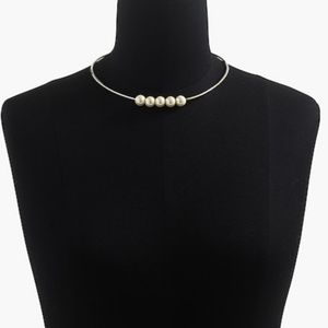J.Crew pearl and gold necklace